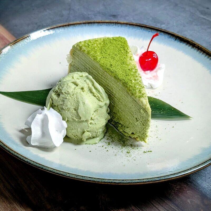 Premium Matcha Crepe Cake By Lady M